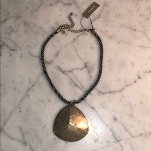 Chico’s silver pendant necklace NWT
